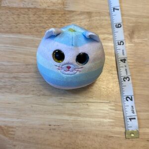 ⛱️2/$5⛱️TY beanie squishy cat, no clip , clean